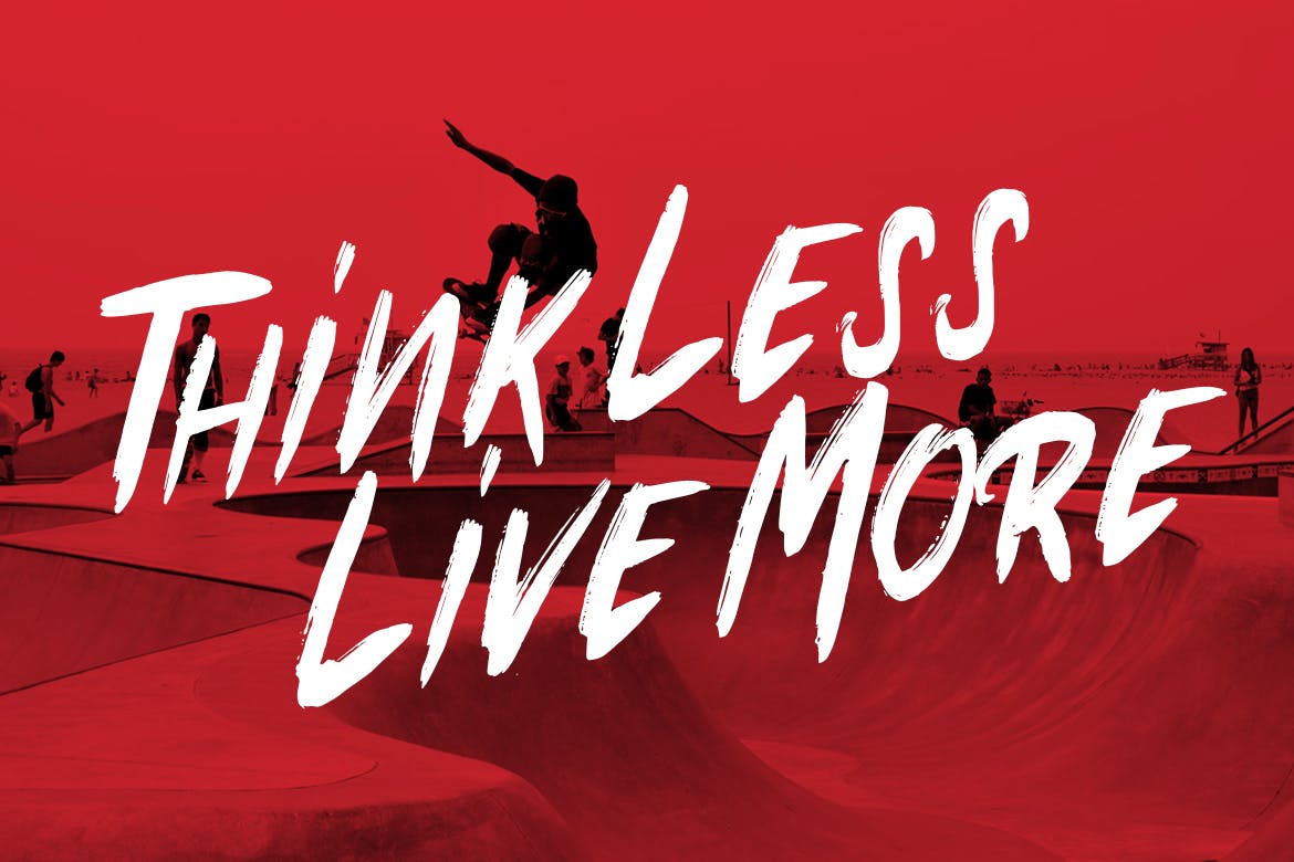 城市生活方式设计英文装饰笔刷字体素材库精选 Fellocity – Urban Brush Font插图(2)