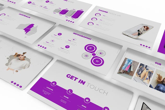 时尚品牌策划PPT幻灯片模板 Fashion Powerpoint Template插图(9)