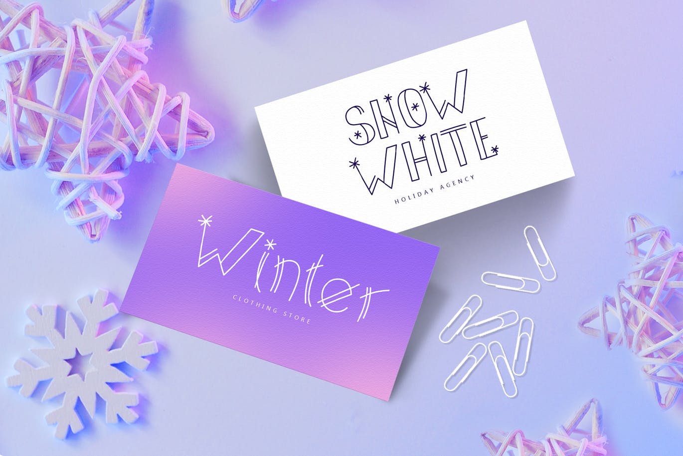 圣诞节字体设计斯堪的纳维亚hygge风格英文涂鸦字体 Happy Xmas Hand Drawn Font插图(2)