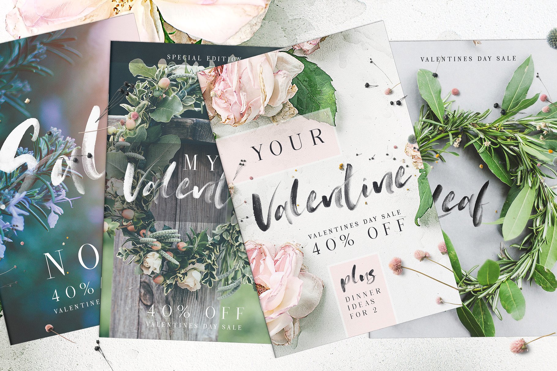 手绘水彩SVG字体&平滑衬线英文字体 KindSoul SVG Script & Serif Font Duo插图(3)