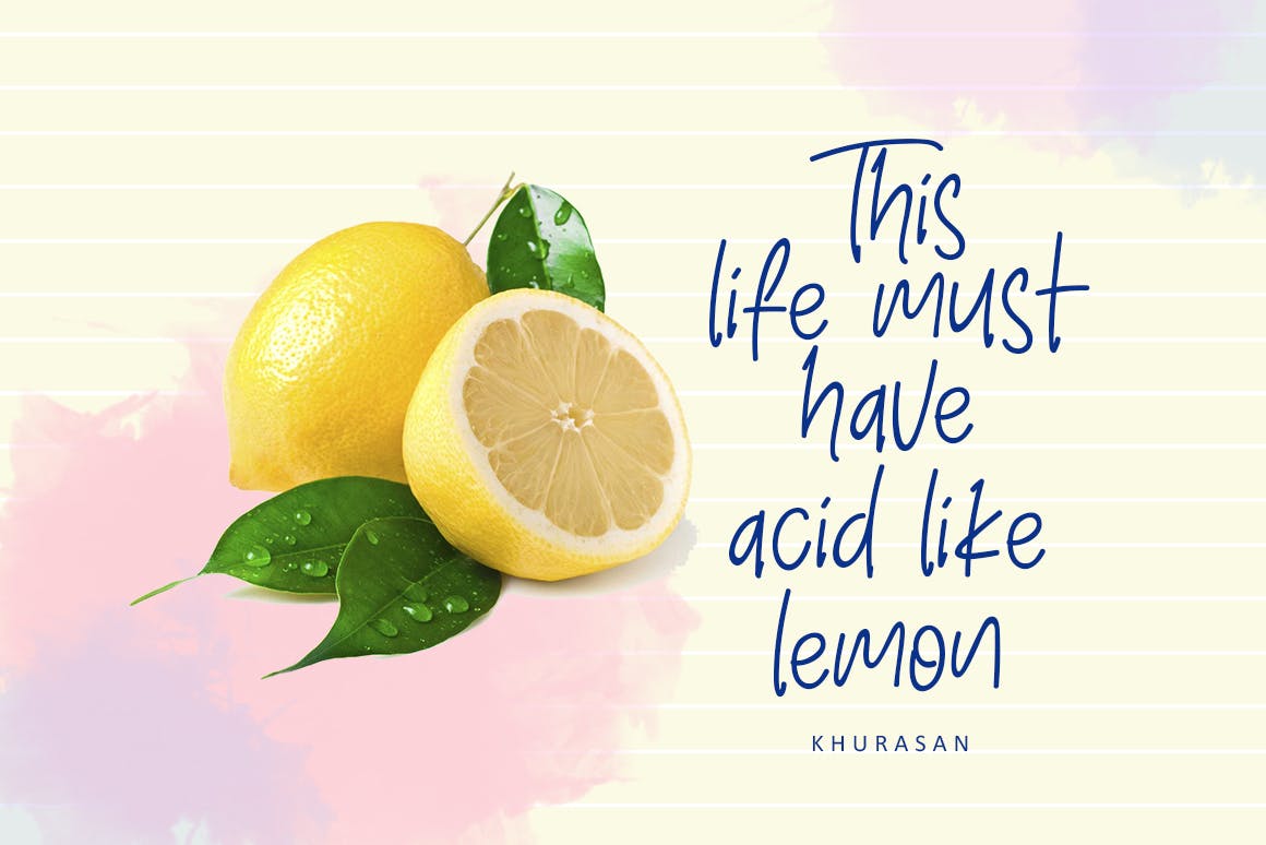 现代书法风格英文手写字体 Henniver插图(4)