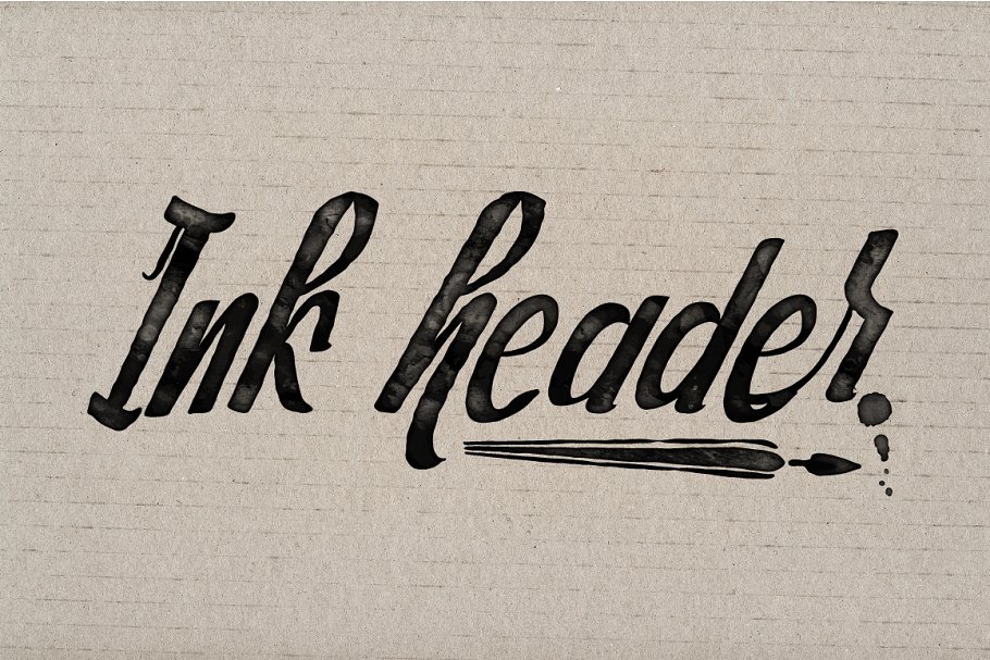 中国风水墨主题墨迹AI图层样式 Illustrator Black Ink Effect Vector插图(3)