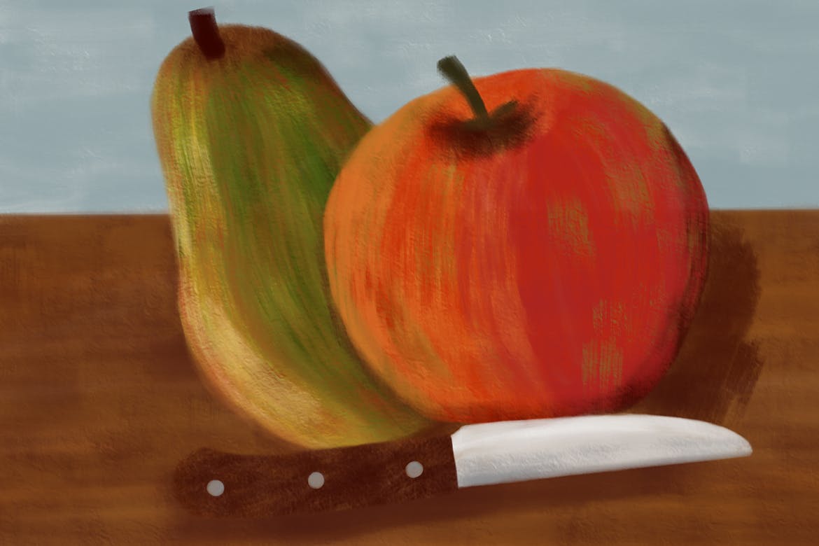 油画水彩画插画师必备Procreate美术画笔笔刷 Art Brushes for Procreate插图(3)