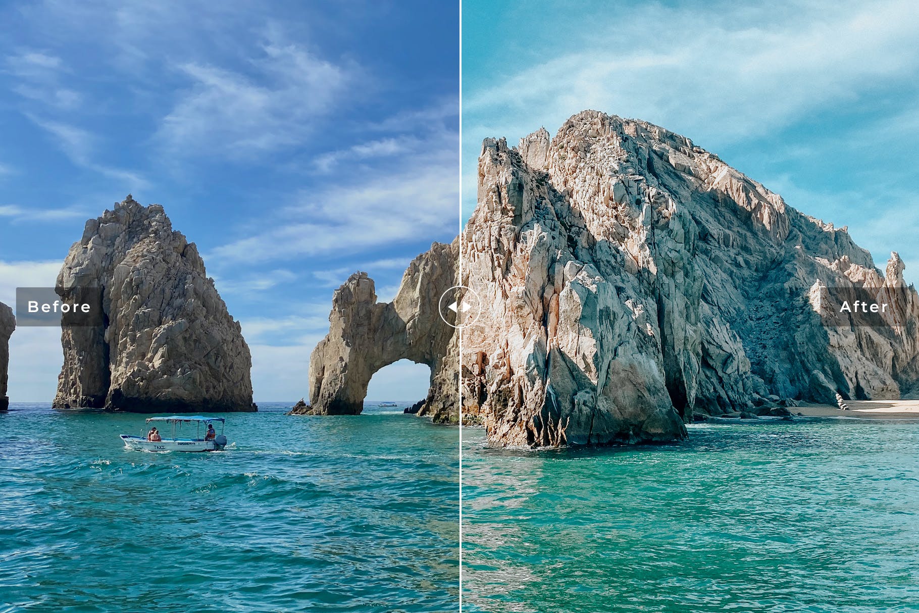 照片后期加工对比度&色调调整Lightroom预设 Los Cabos Mobile & Desktop Lightroom Presets插图(2)