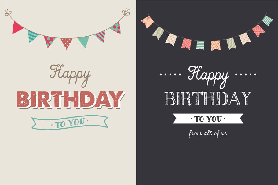 节日装饰元素图案AI笔刷 Holidays Garland Brushes set + bonus插图(4)