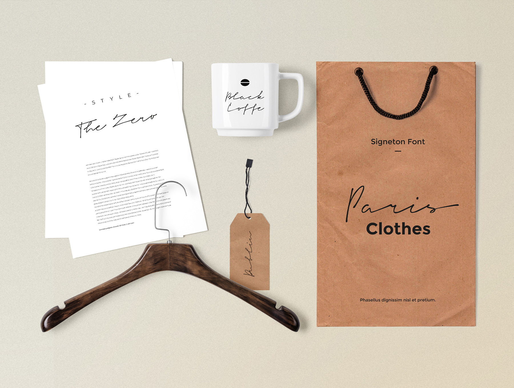 素材库下午茶：手写连笔个性签名字体素材库精选素材插图(1)