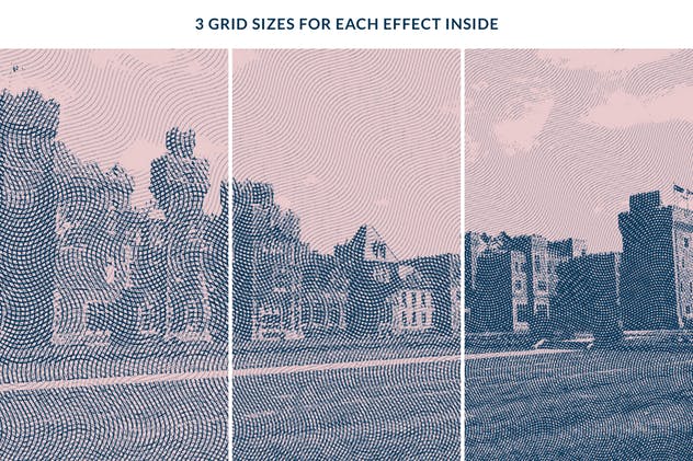 一键生成怀旧老照片效果PSD分层模板 Worn Press Photoshop Effects Kit插图(2)