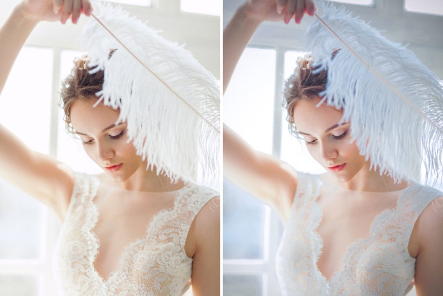 复古婚纱摄影特效PS动作 Photoshop Actions Vintage Wedding插图(11)