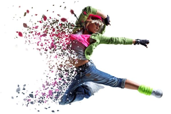 花瓣飞舞动感人物照片PS动作 Blossoms Photoshop Action