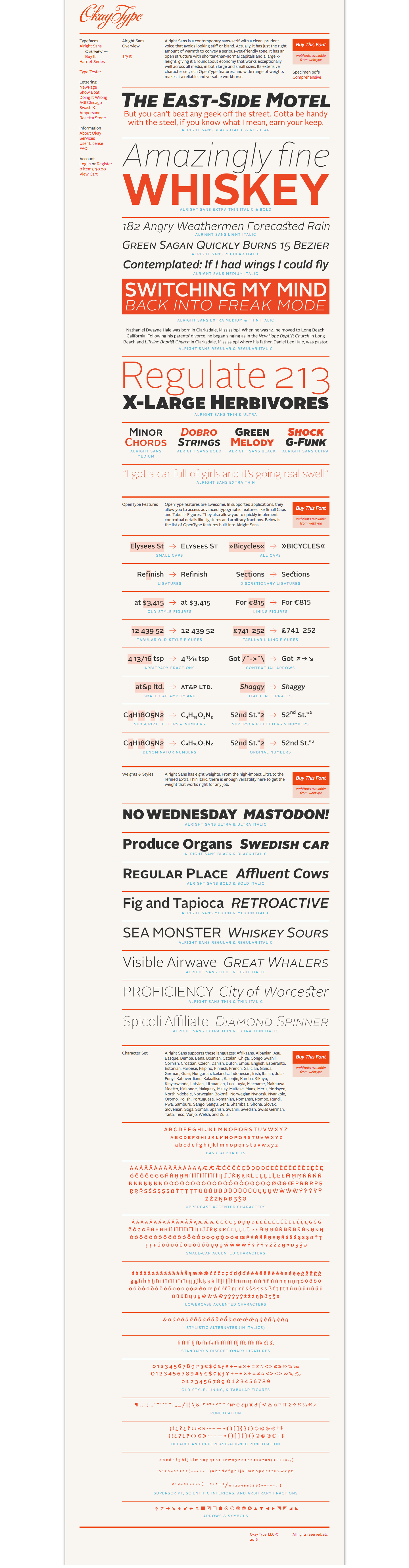 价值400美金完美排版无衬线字体 Alright Sans Font Family(共16种样式)插图