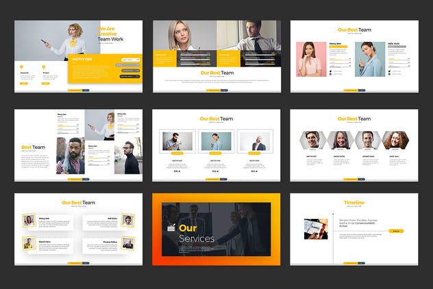 市场营销推广计划工作汇报Keynote幻灯片模板 Marketing Plan Vol 2 Keynote Templates插图(5)