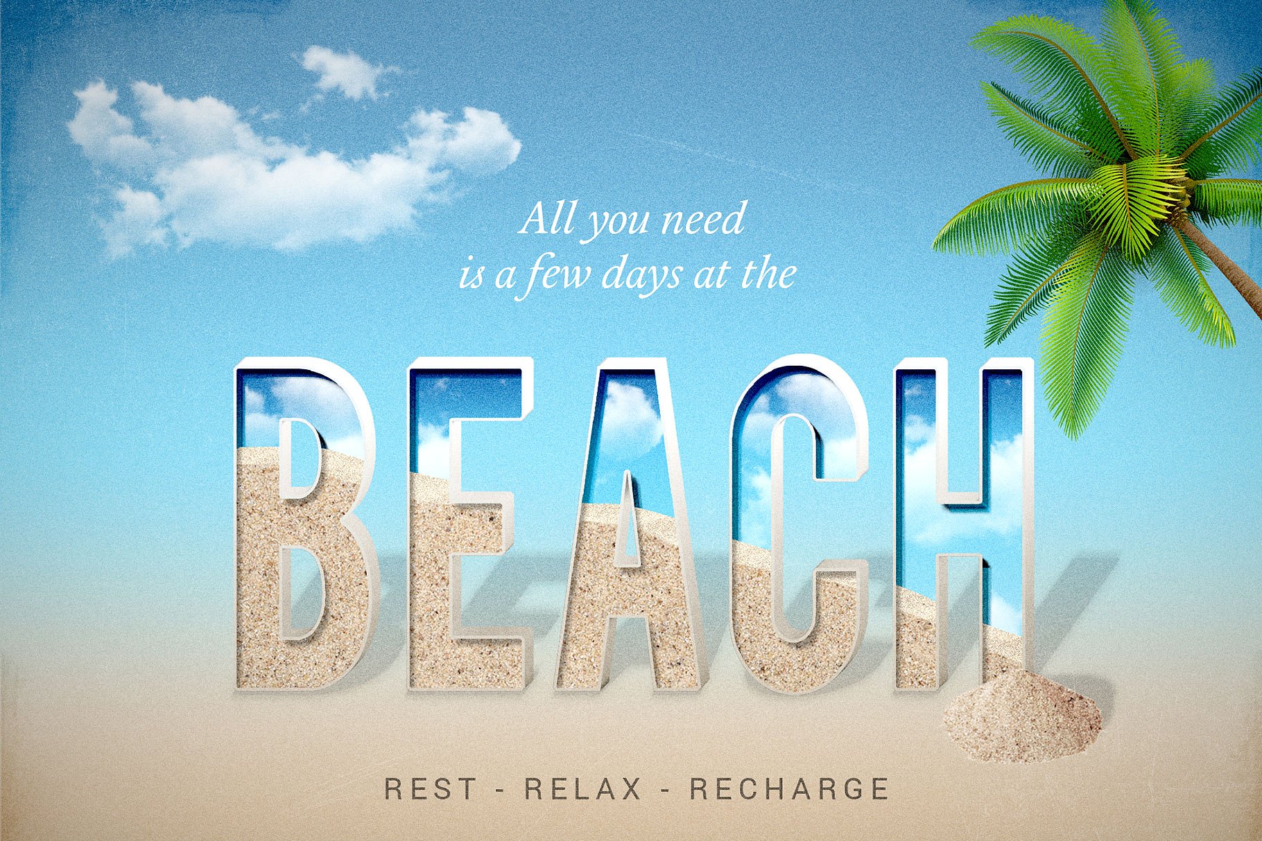 创意3D文字图层样式 Creative 3D-Text Effects插图(1)