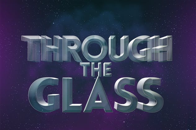 80年代复古风格3D立体PS字体样机模板v2 80’s Style Text Mockups V2插图(7)