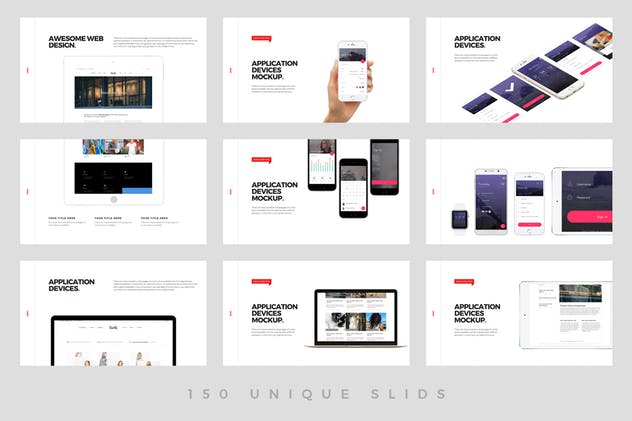现代简约实用设计风格企业简介介绍PPT模板下载 Balance – Powerpoint Template插图(13)