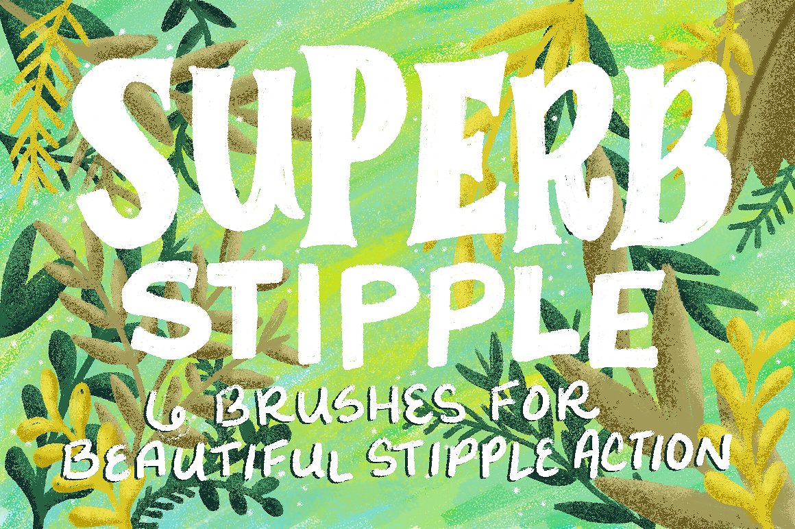 混合画笔笔画PS笔刷合集 I Want It All! PS Brush Bundle插图(2)