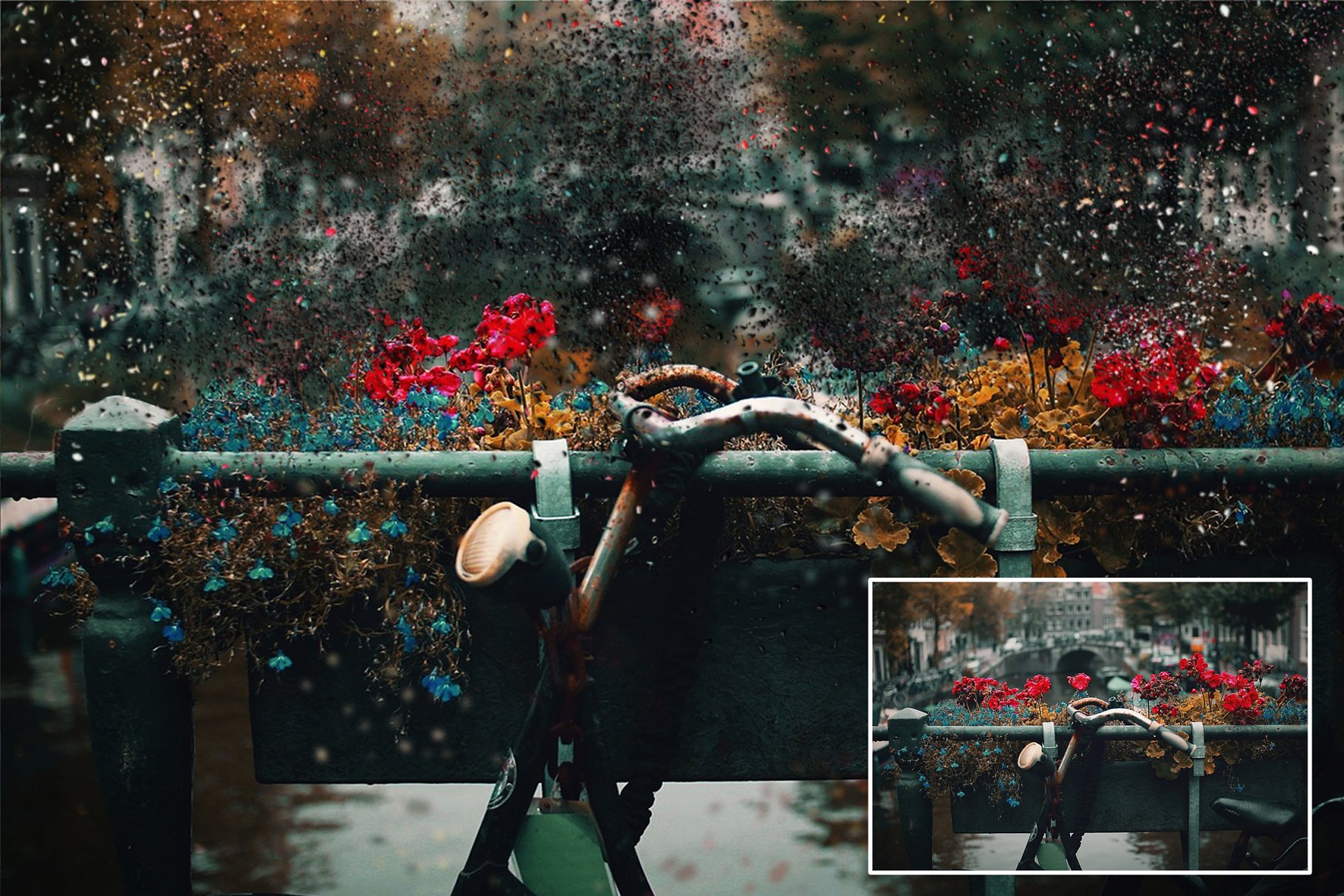 风化溶砂照片效果处理PS动作 Sand Dissolve插图(5)