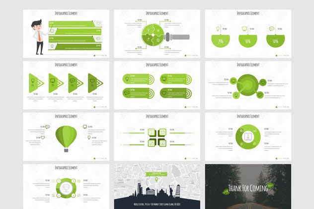 热带夏季旅行主题PPT演示模板 Tropical – Powerpoint Template插图(1)