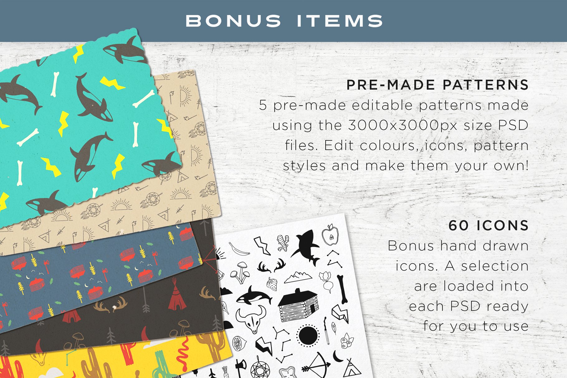 快捷图案纹理背景生成器 PSD Pattern Creator插图(2)