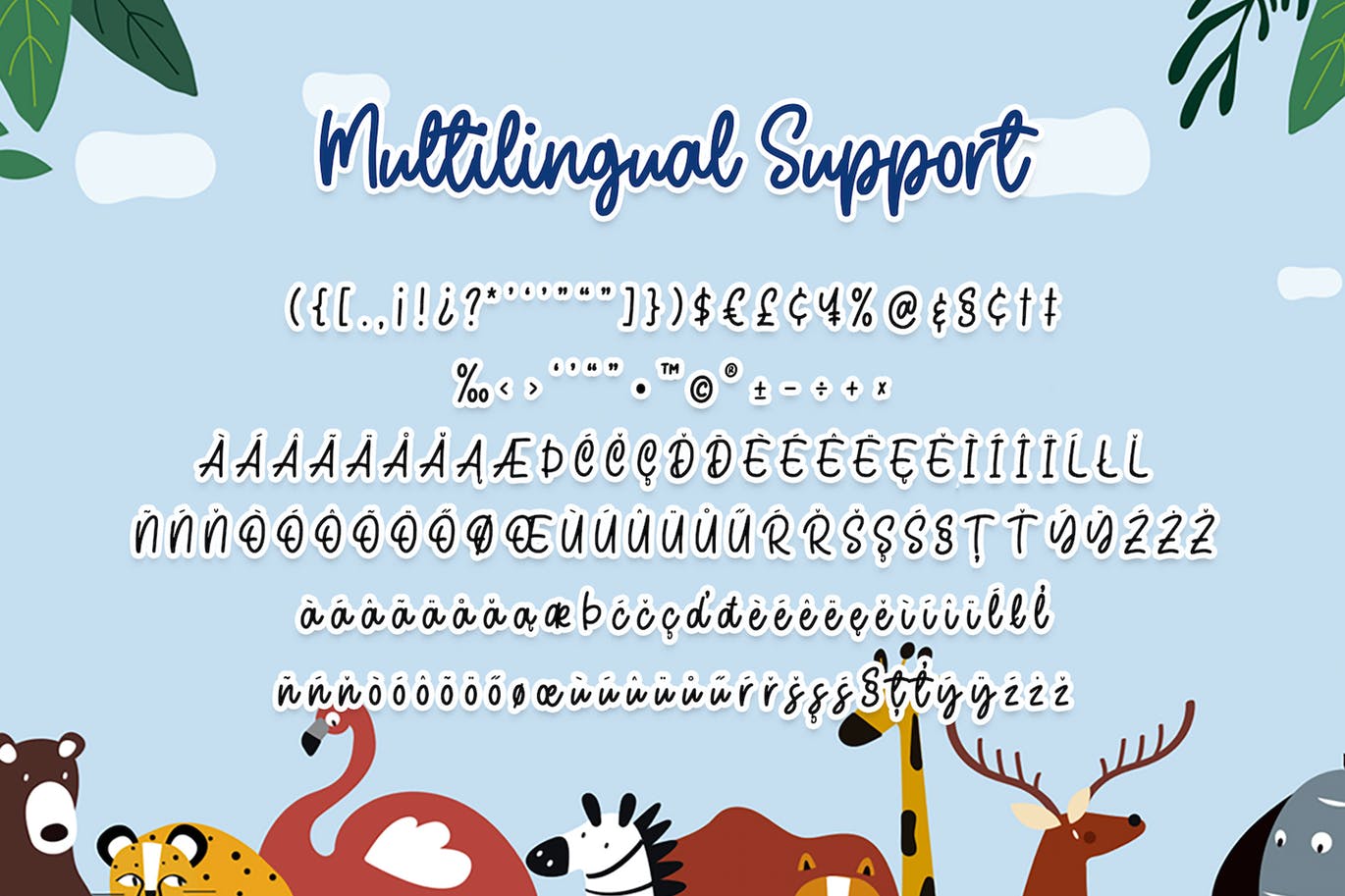 儿童主题设计创意英文手写字体素材库精选 Weatpoint – Playful Script Font插图(13)