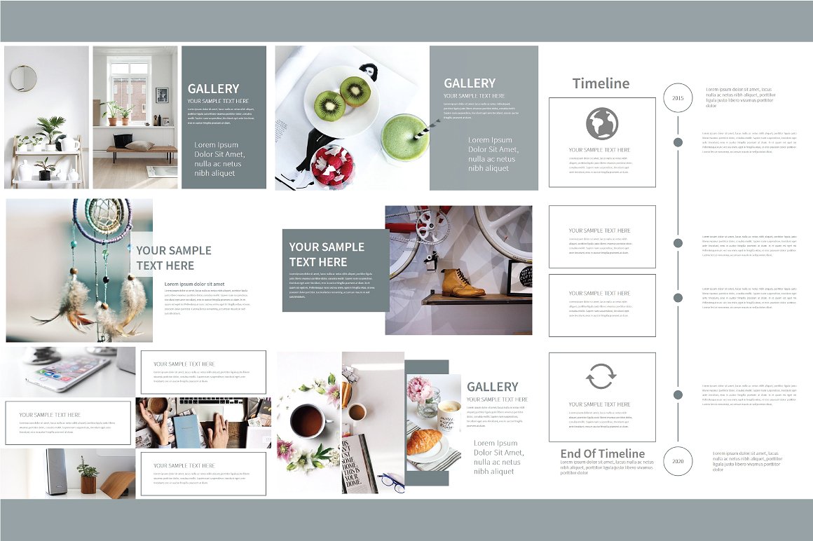 索菲极简主义的独特PPT演示模板插图(3)