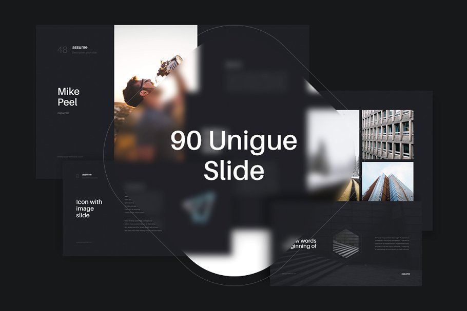 80+页现代简约 Keynote 幻灯片模板 Athena Keynote Presentation插图(5)