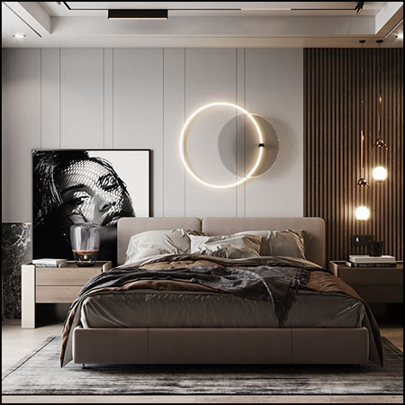 卧室室内场景素材之家精选3D模型By PhongMai