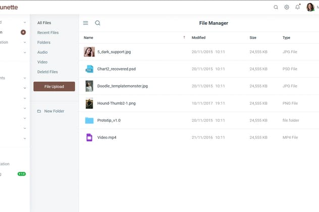 Bootstrap 4框架网站后台HTML模板素材库精选 Brunette – Bootstrap 4 Admin & Powerful UI Kit插图(9)