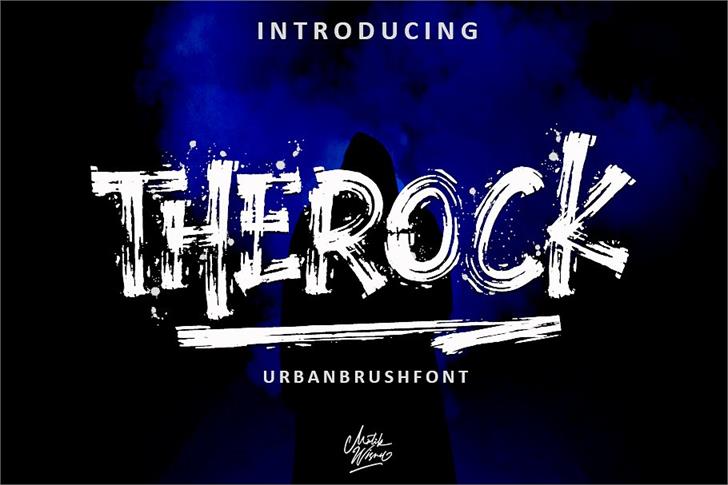 THEROCK font插图1