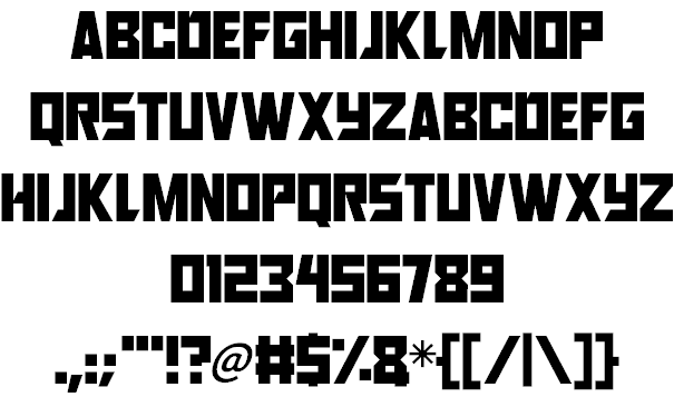 Robot Renegades font插图1