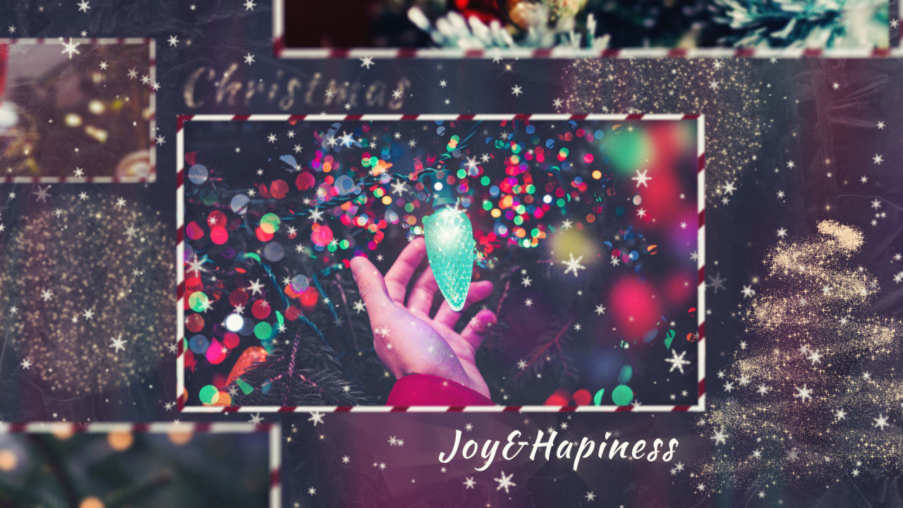 圣诞节幻灯片动画效果素材库精选AE模板