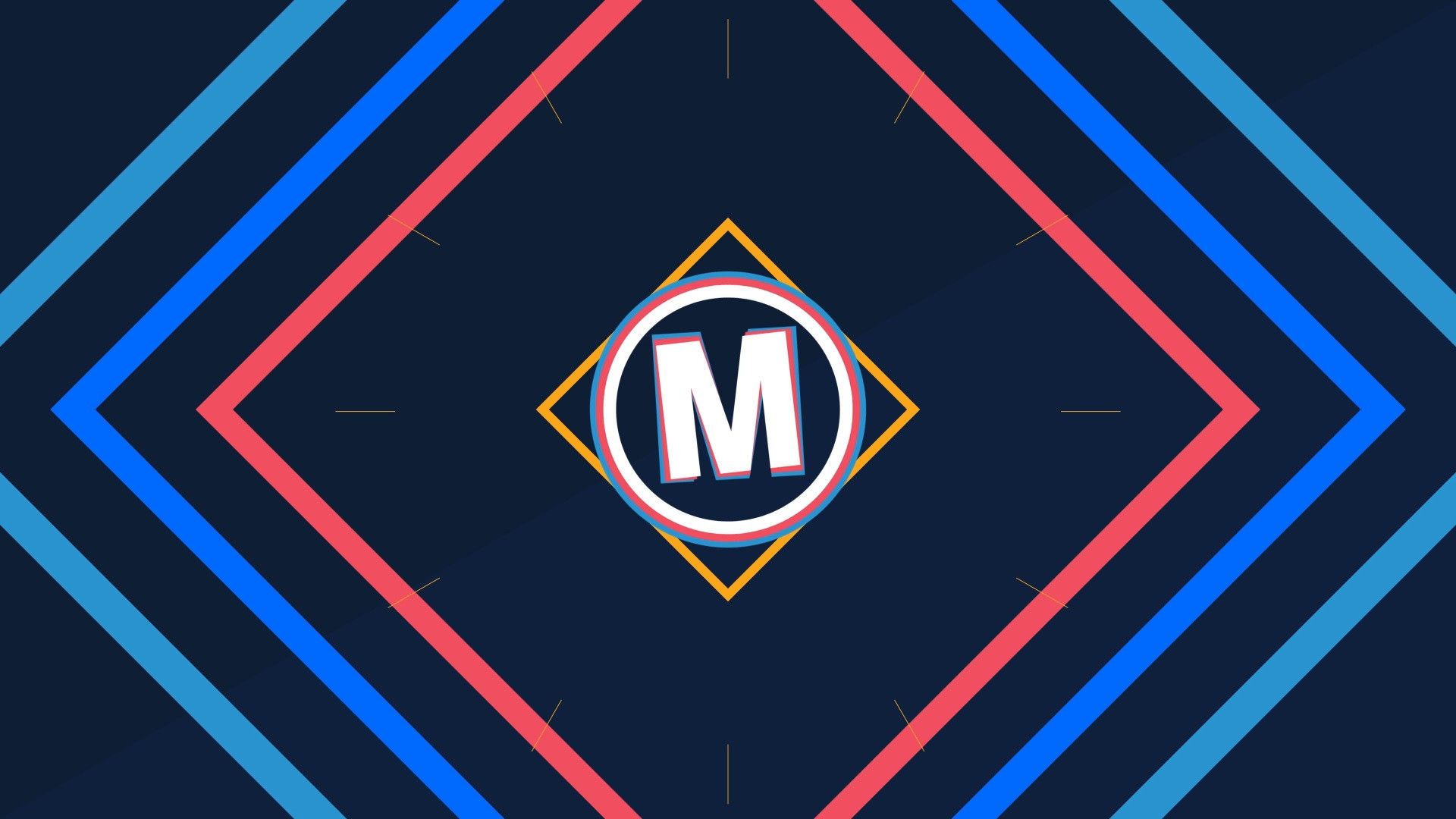 简洁线条形状logo动画素材库精选AE模板