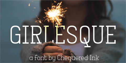 Girlesque font素材之家精选英文字体