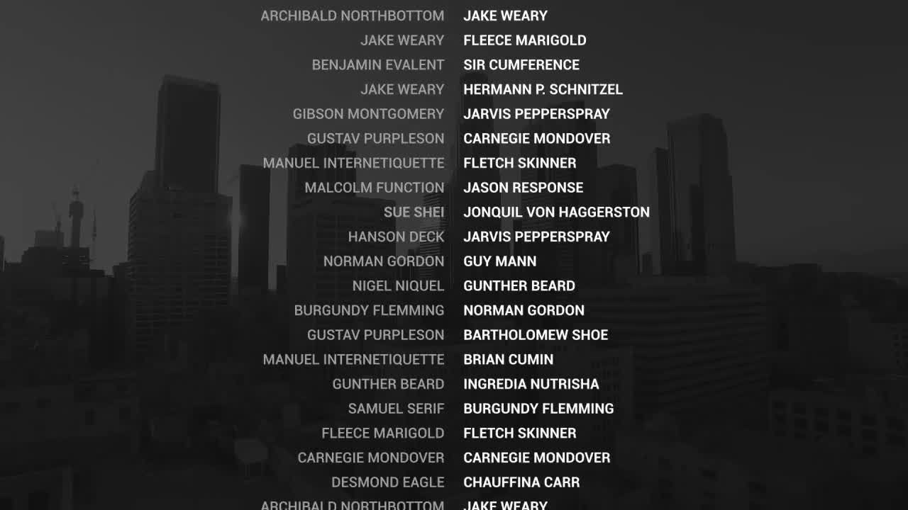 简洁动态幻灯片电影学分素材库精选AE模板