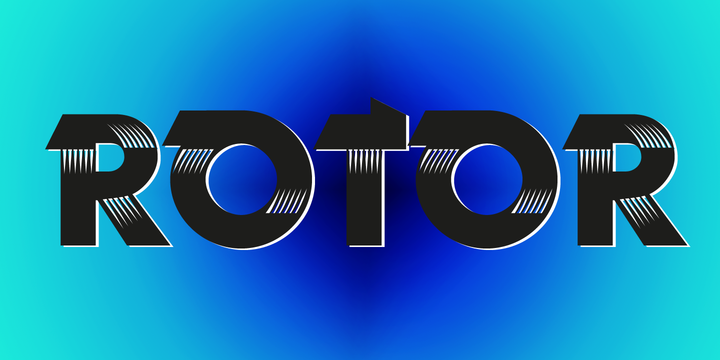 Rotor Font Family插图