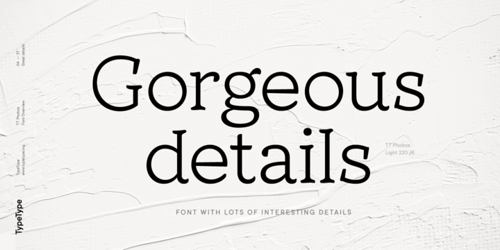 TT Phobos Font Family插图3