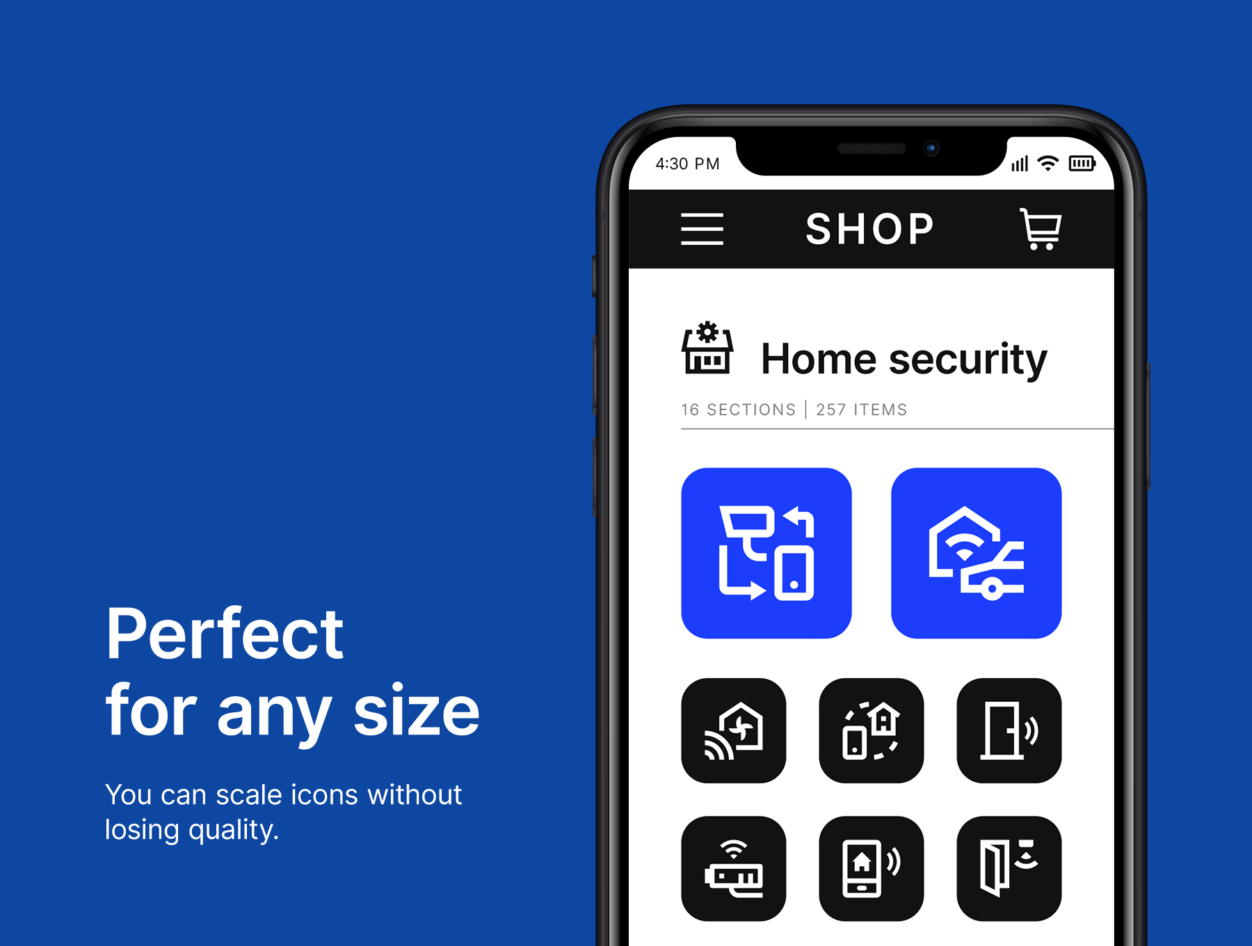 素材库下午茶：常用的智能居家图标套装下载 [XD,Sketch]插图
