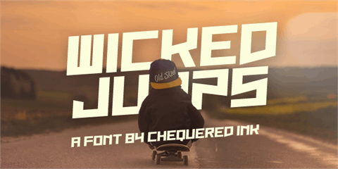 Wicked Jumps font素材之家精选英文字体