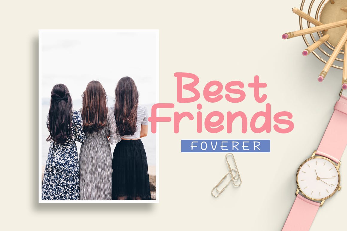 甜蜜可爱风格英文无衬线装饰设计字体 Hey Fun插图(2)