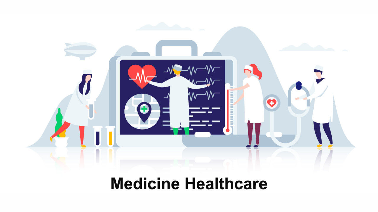 医药保健平面概念宣传介绍素材库精选AE模板