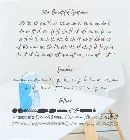 The Bouquet List font素材之家精选英文字体