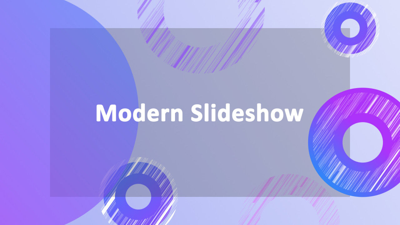 现代幻灯片的快速介绍素材库精选AE模板