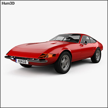 法拉利Ferrari 365 Daytona GTB / 4 1968-1973 素材之家精选3D模型