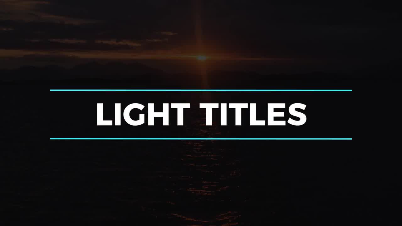 干净的动画下三分之一采访标题素材库推荐PR模板