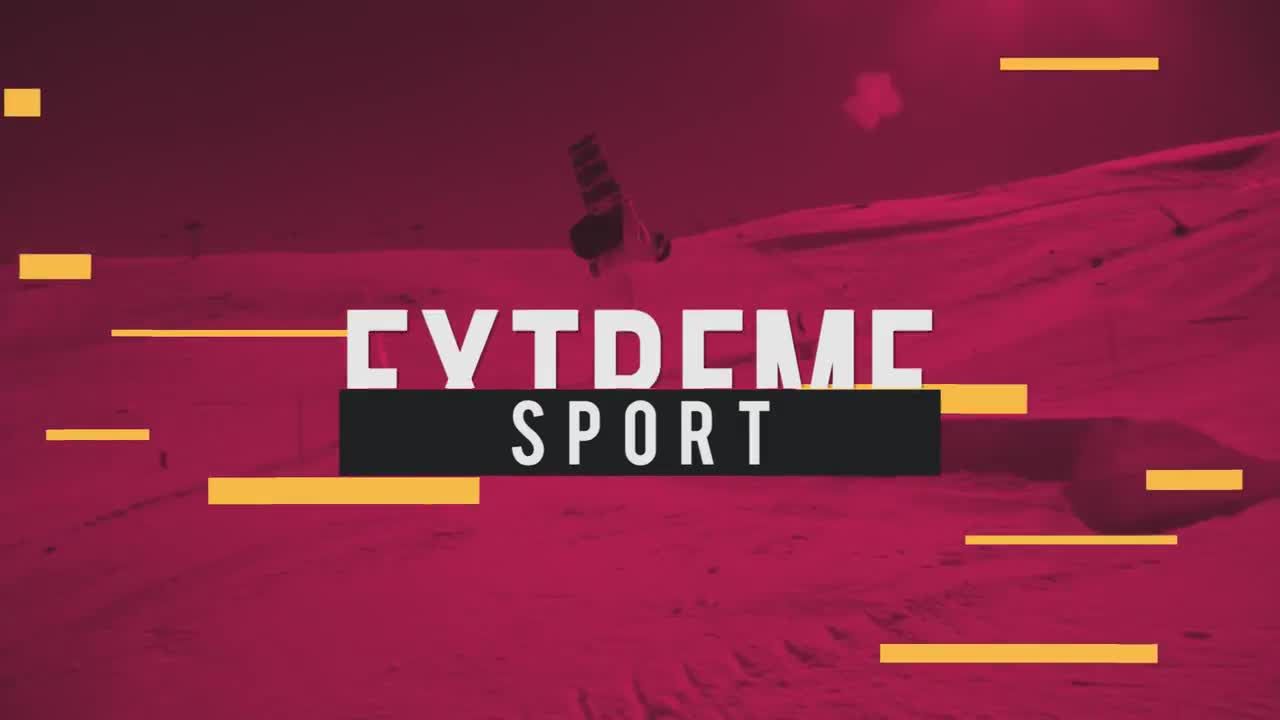 酷炫独特活力的极限运动开场白素材库推荐PR模板