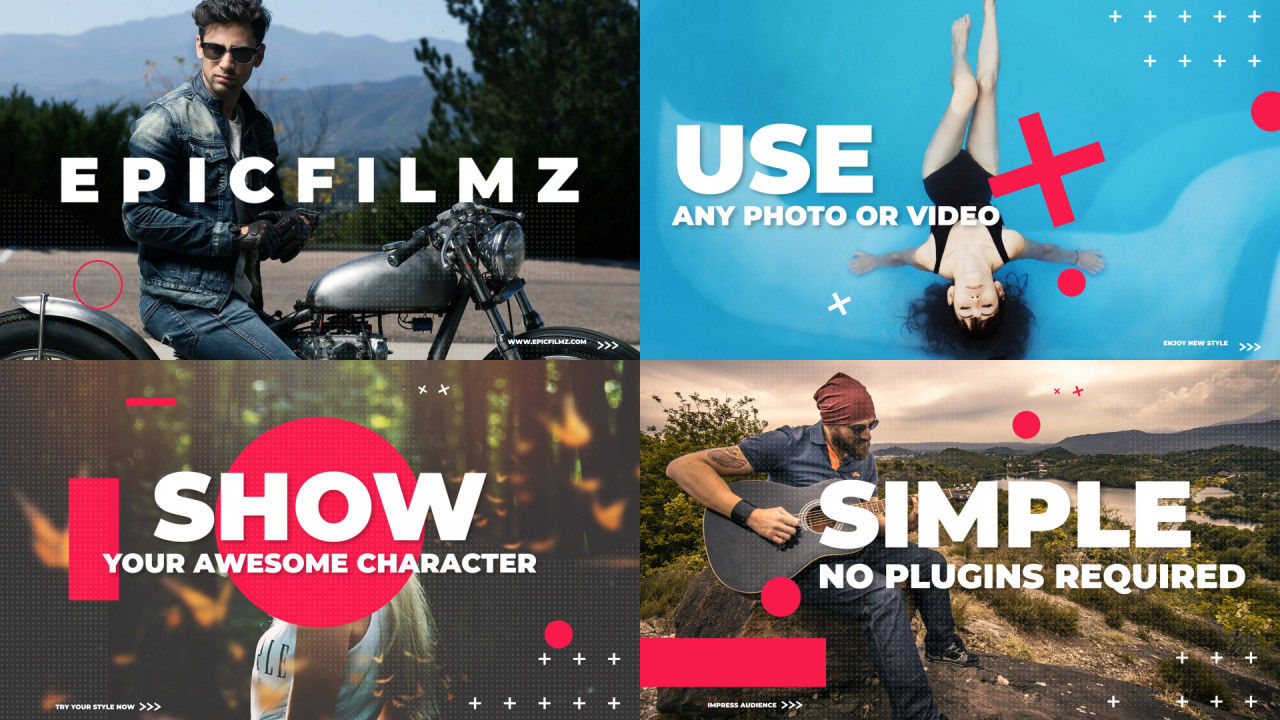 清洁动态开场白素材库精选AE模板