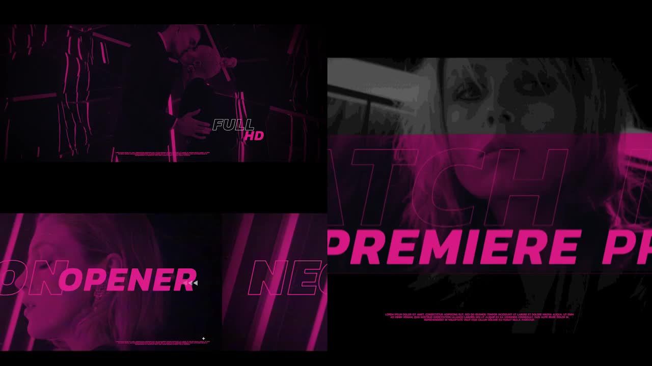 时尚动画媒体素材库推荐PR模板