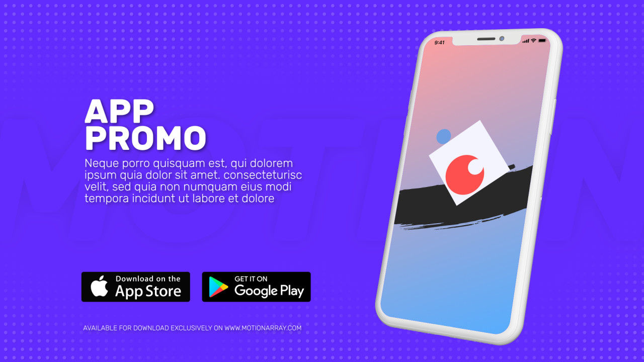 9个很酷App促销素材库精选AE模板