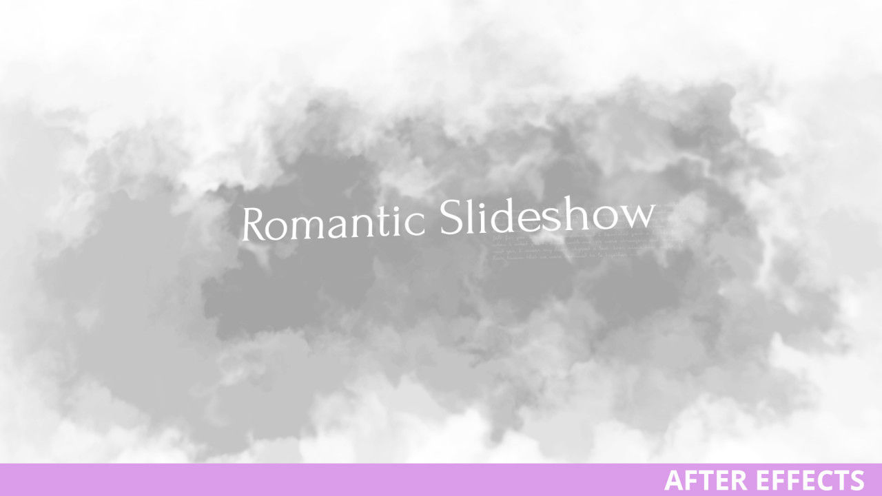 浪漫幻灯片时尚照片展示素材库精选AE模板