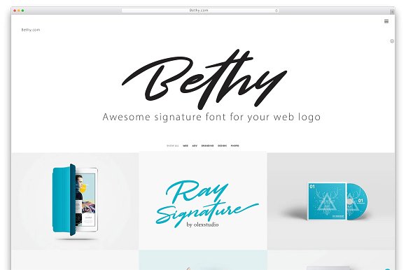 Ray Signature Font插图2