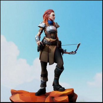 《地平线：零之黎明》中阿洛伊人物素材之家精选3D模型